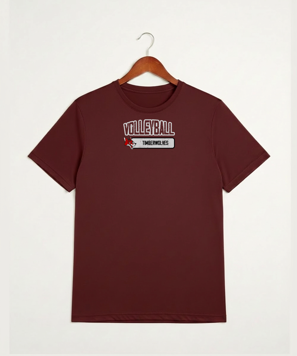 Ely Memorial High School Volleyball (Girls) - Cardinal Sport-Tek PosiCharge Competitor Tee. ST350