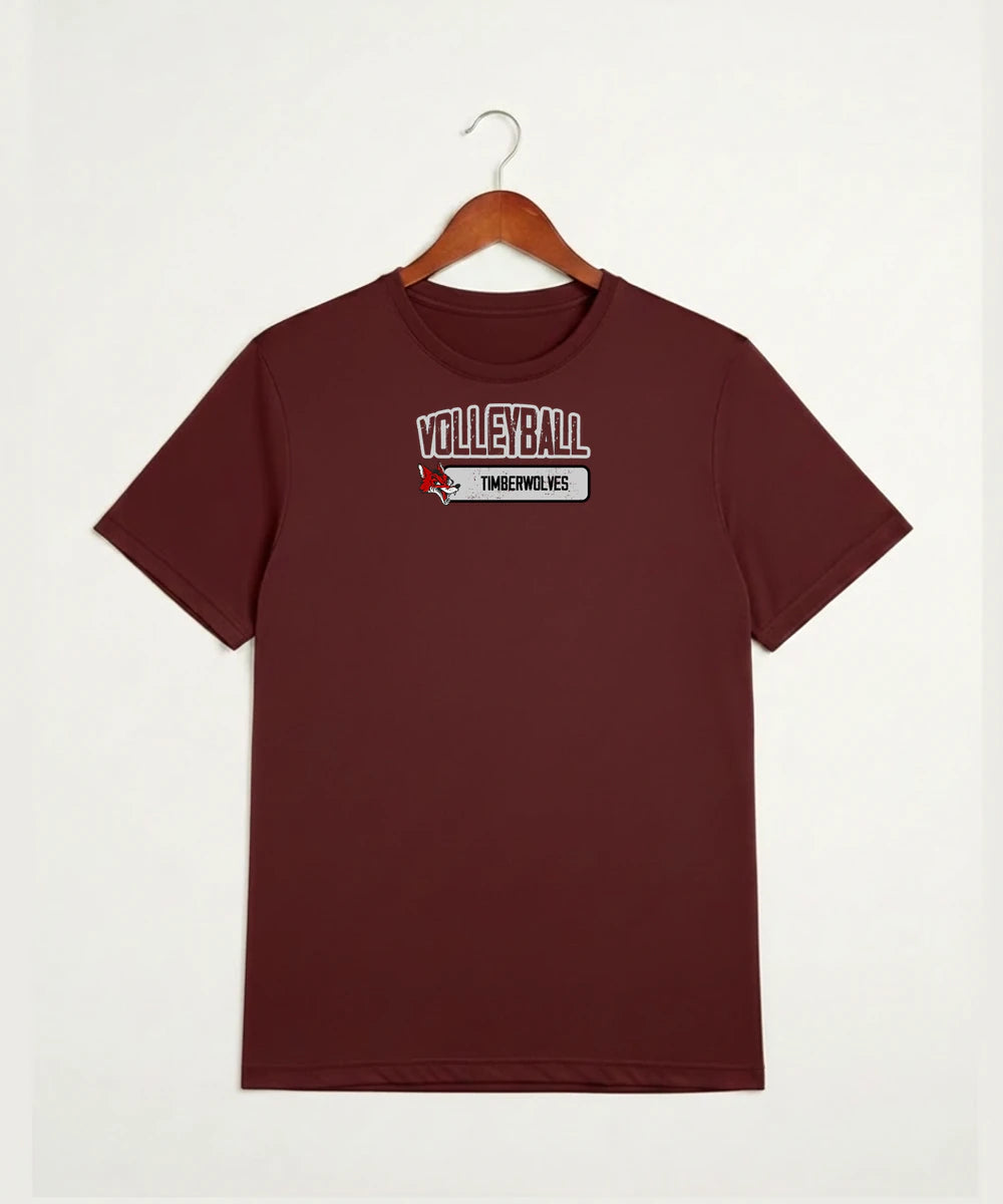 Ely Memorial High School Volleyball (Girls) - Cardinal Sport-Tek PosiCharge Competitor Tee. ST350