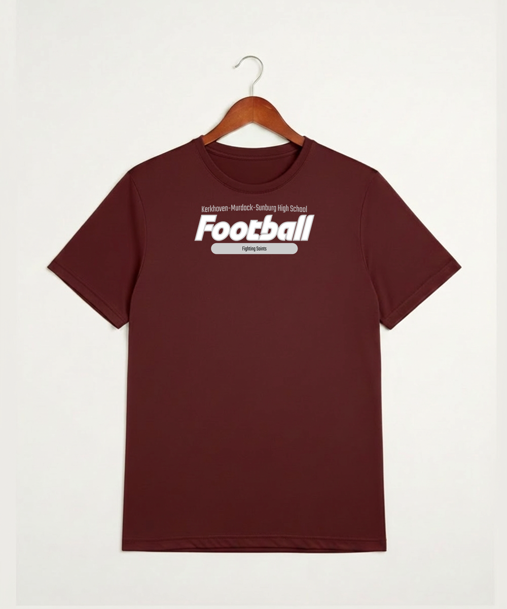 Kerkhoven-Murdock-Sunburg High School Football (Boys) - Cardinal Sport-Tek PosiCharge Competitor Tee. ST350