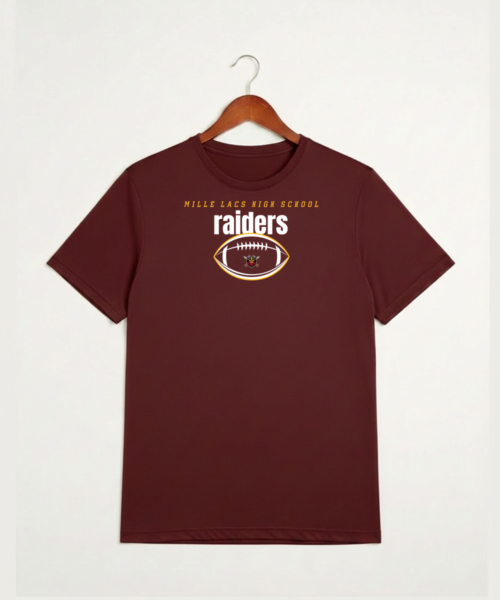 Mille Lacs High School Football (Boys) - Cardinal Sport-Tek PosiCharge Competitor Tee. ST350
