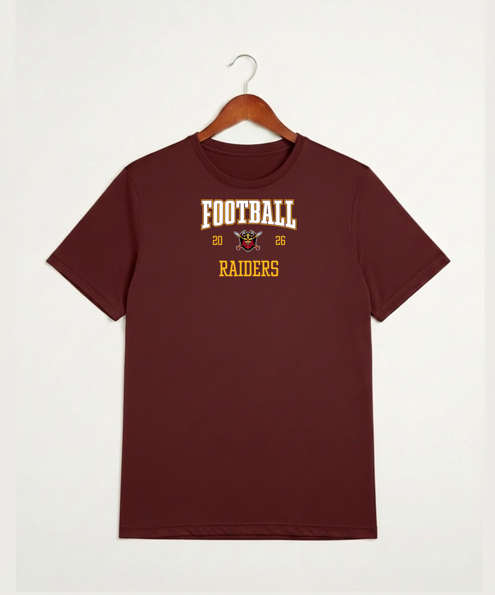 Mille Lacs High School Football (Boys) - Cardinal Sport-Tek PosiCharge Competitor Tee. ST350