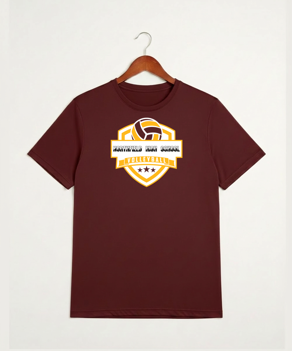 Northfield High School Volleyball (Girls) - Cardinal Sport-Tek PosiCharge Competitor Tee. ST350