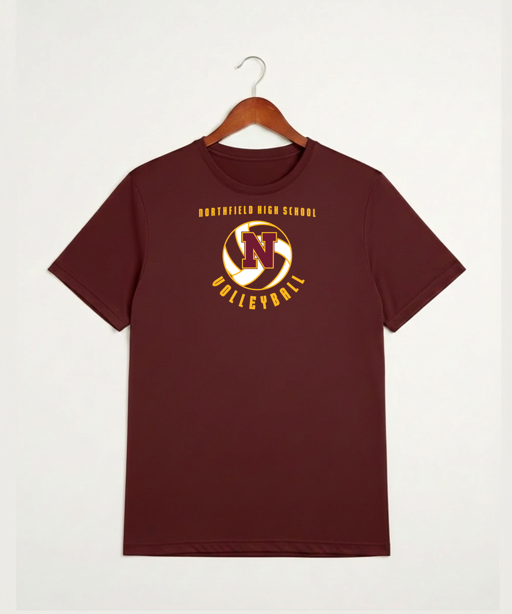 Northfield High School Volleyball (Girls) - Cardinal Sport-Tek PosiCharge Competitor Tee. ST350