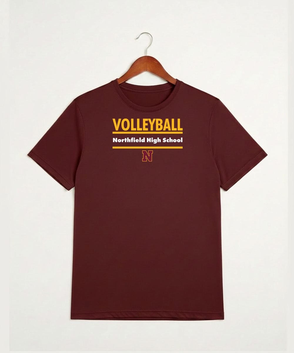 Northfield High School Volleyball (Girls) - Cardinal Sport-Tek PosiCharge Competitor Tee. ST350