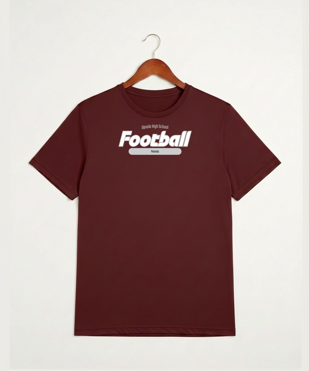 Upsala High School Football (Boys) - Cardinal Sport-Tek PosiCharge Competitor Tee. ST350