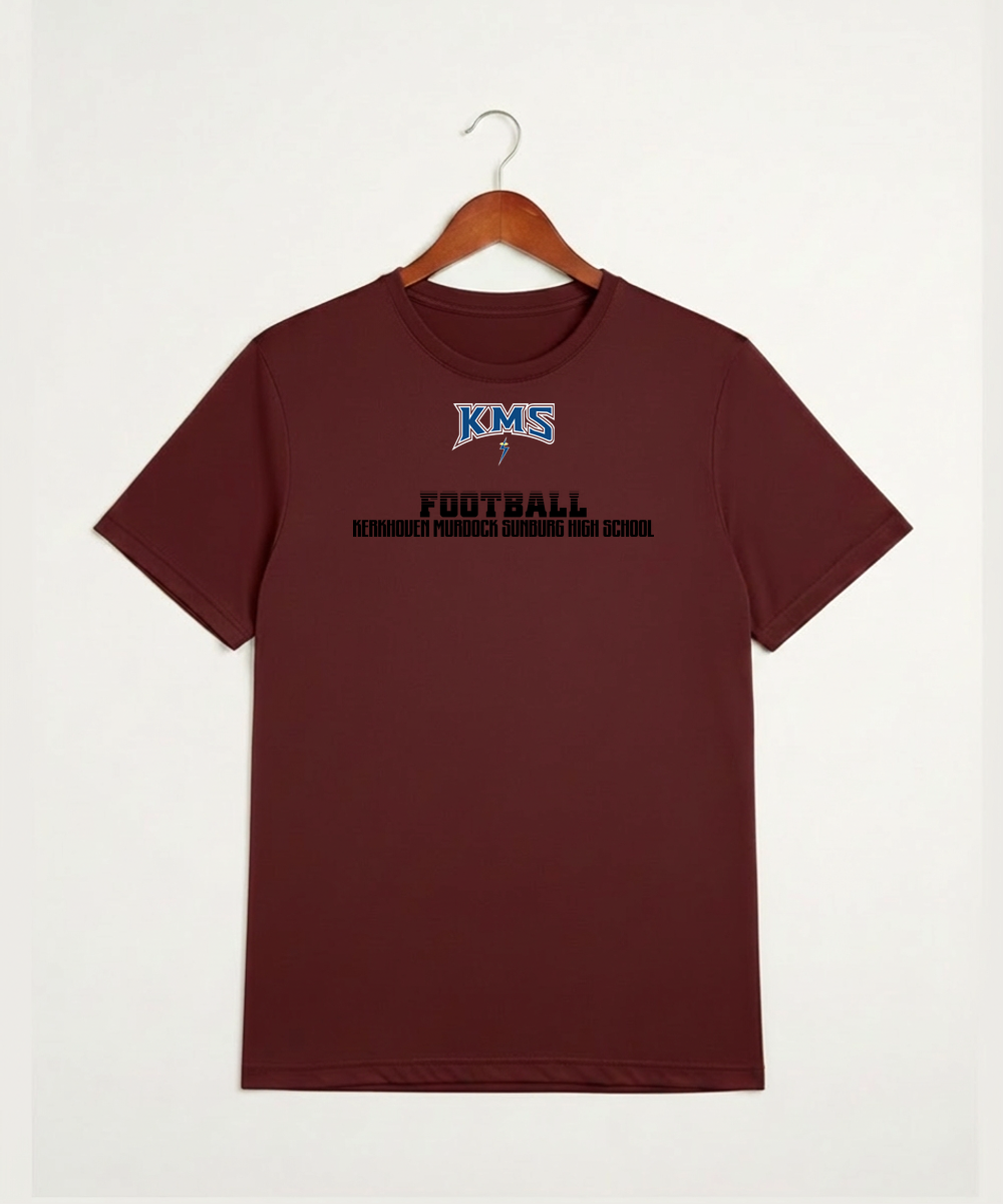 Kerkhoven-Murdock-Sunburg High School Football (Boys) - Cardinal Sport-Tek PosiCharge Competitor Tee. ST350