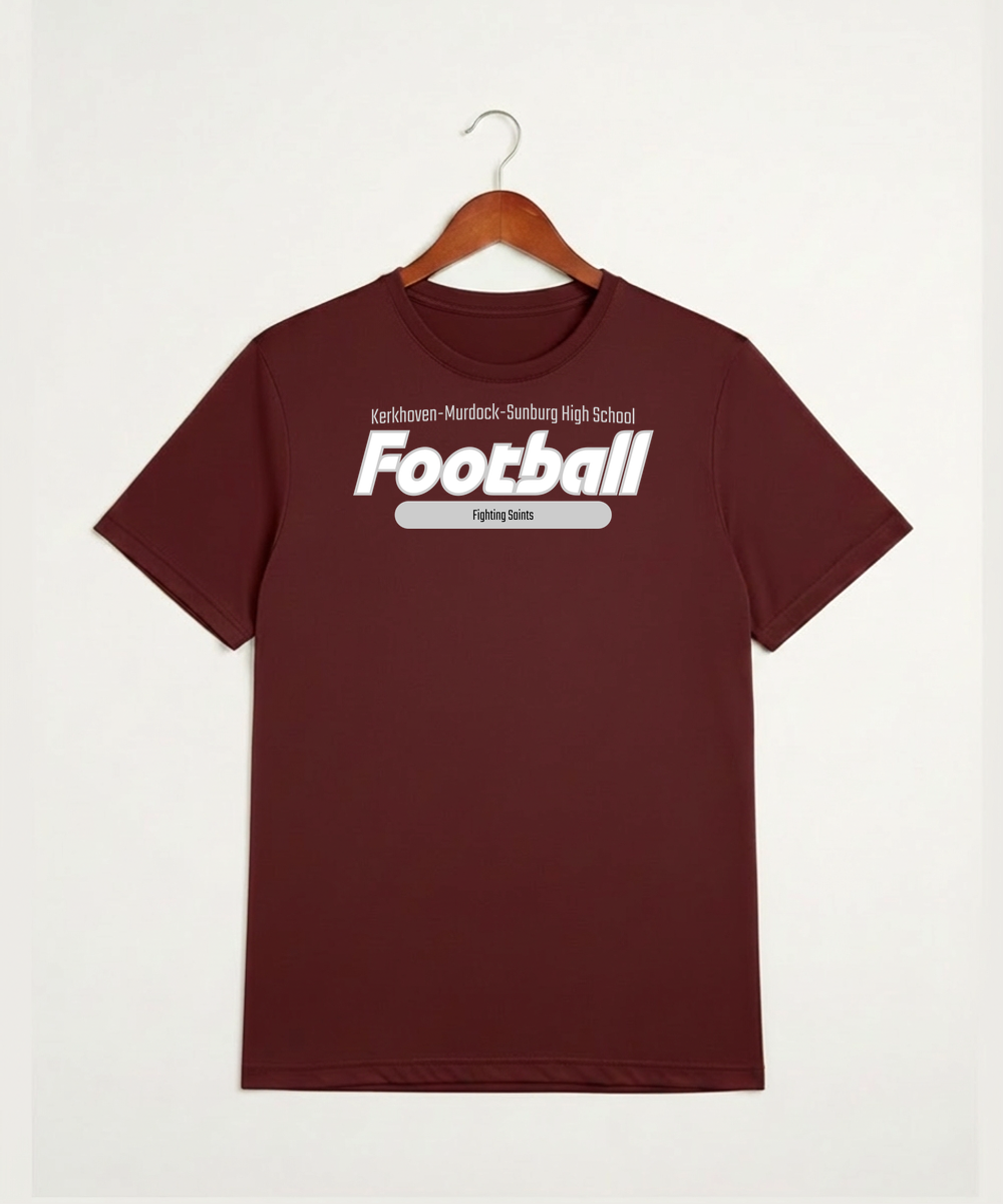 Kerkhoven-Murdock-Sunburg High School Football (Boys) - Cardinal Sport-Tek PosiCharge Competitor Tee. ST350
