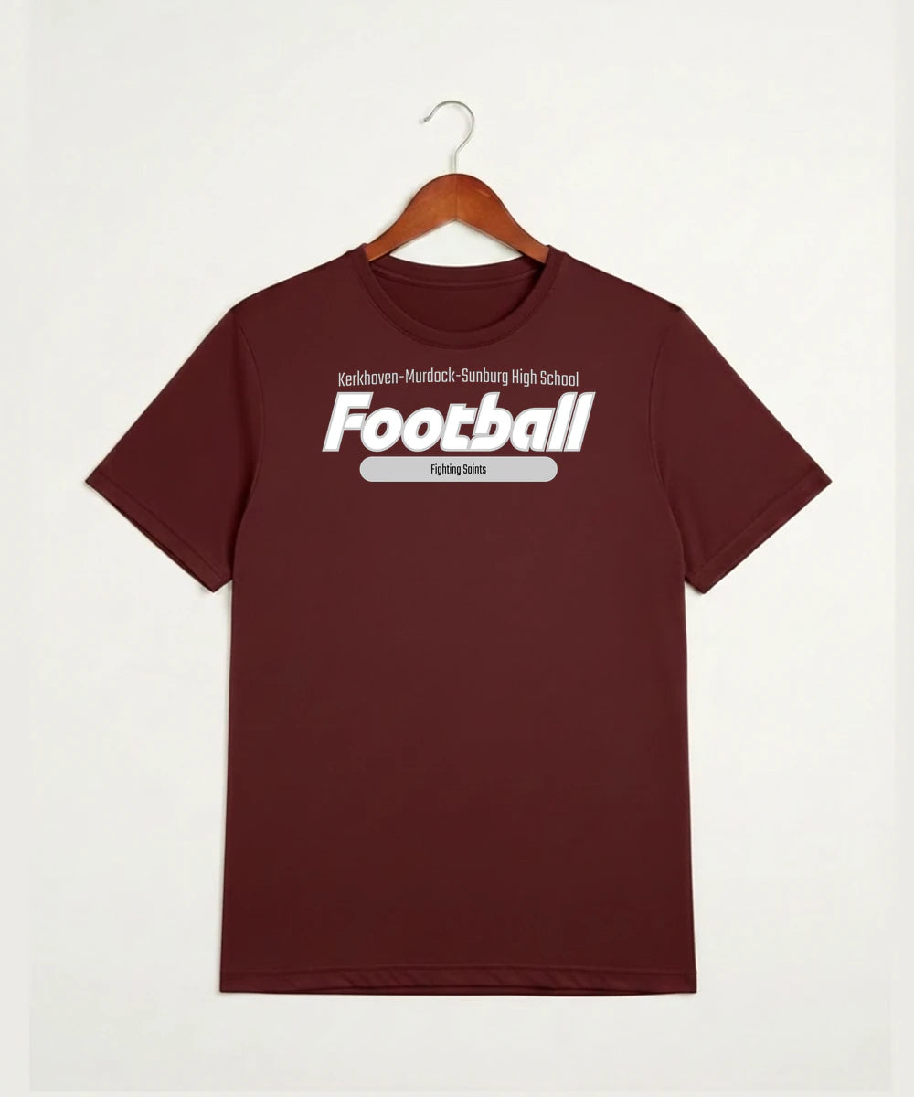 Kerkhoven-Murdock-Sunburg High School Football (Boys) - Cardinal Sport-Tek PosiCharge Competitor Tee. ST350