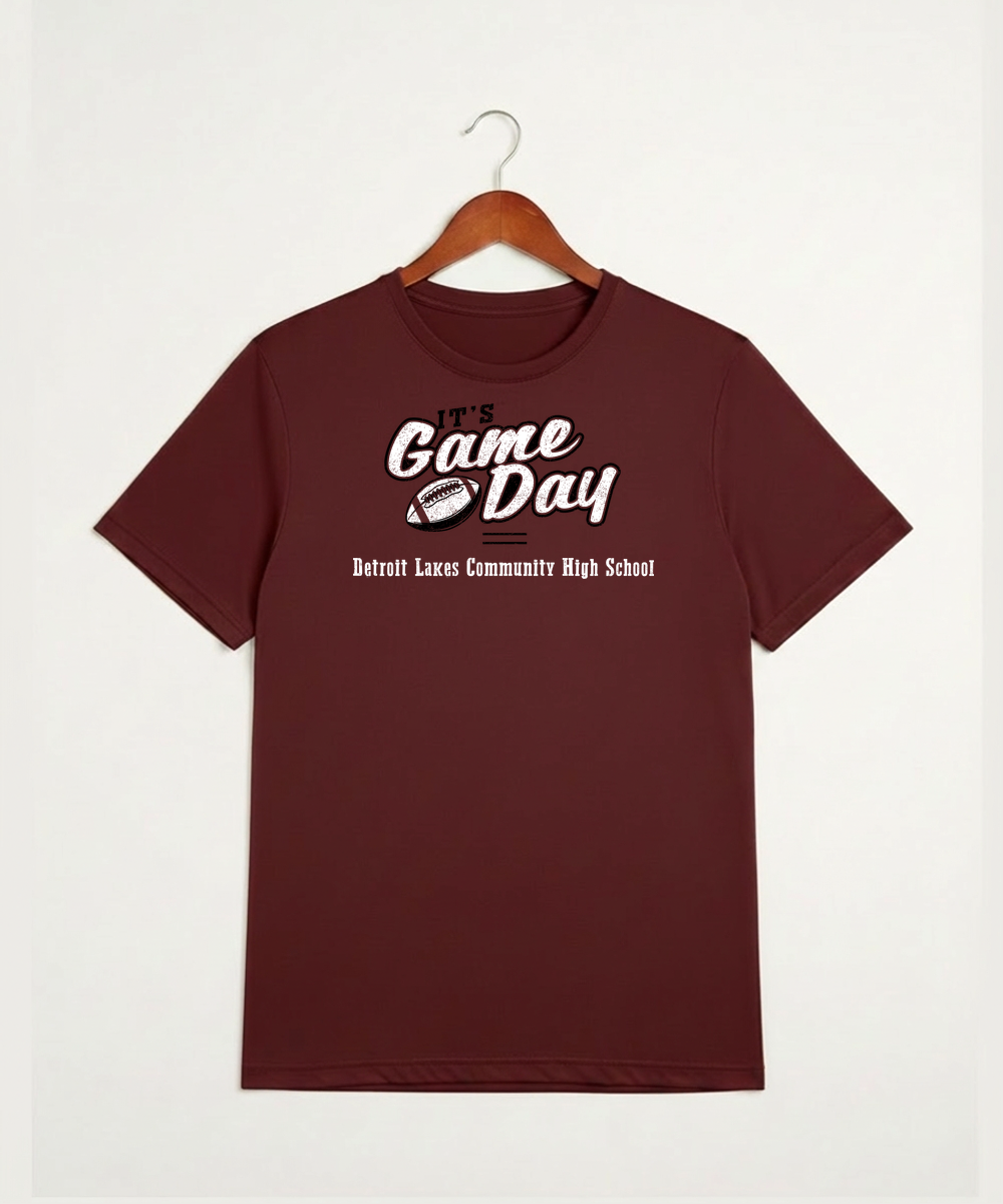 Detroit Lakes Community High School Football (Boys) - Cardinal Sport-Tek PosiCharge Competitor Tee. ST350
