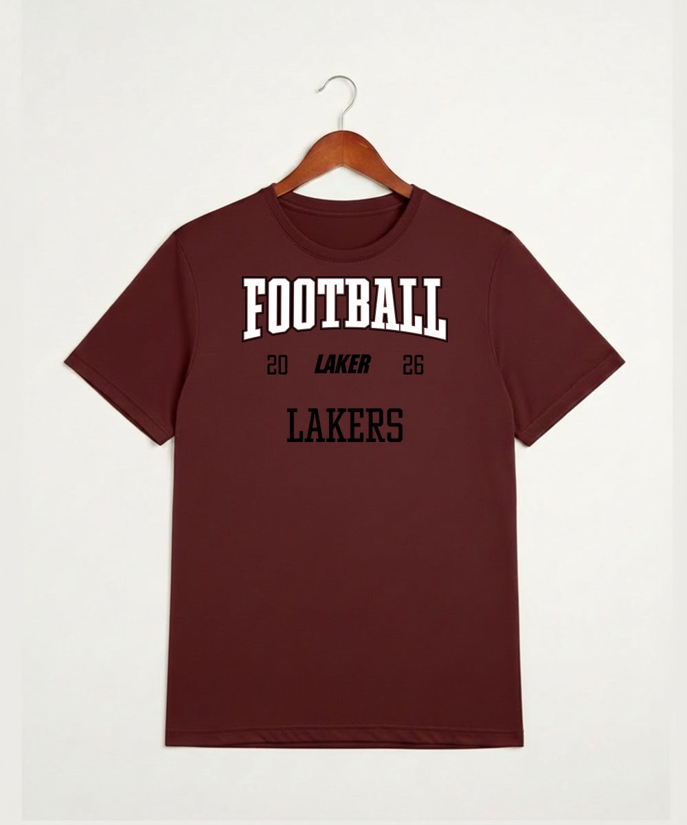Detroit Lakes Community High School Football (Boys) - Cardinal Sport-Tek PosiCharge Competitor Tee. ST350