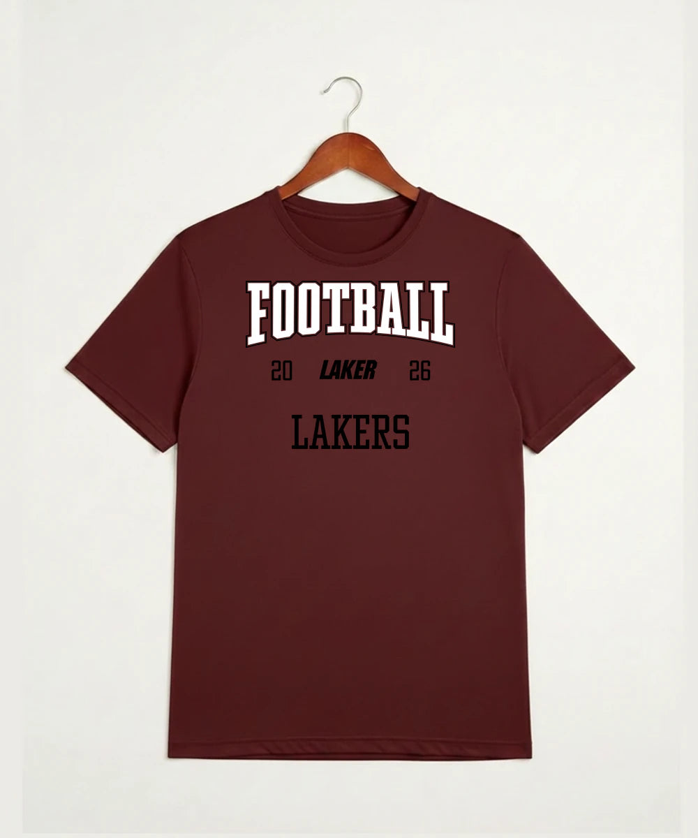 Detroit Lakes Community High School Football (Boys) - Cardinal Sport-Tek PosiCharge Competitor Tee. ST350