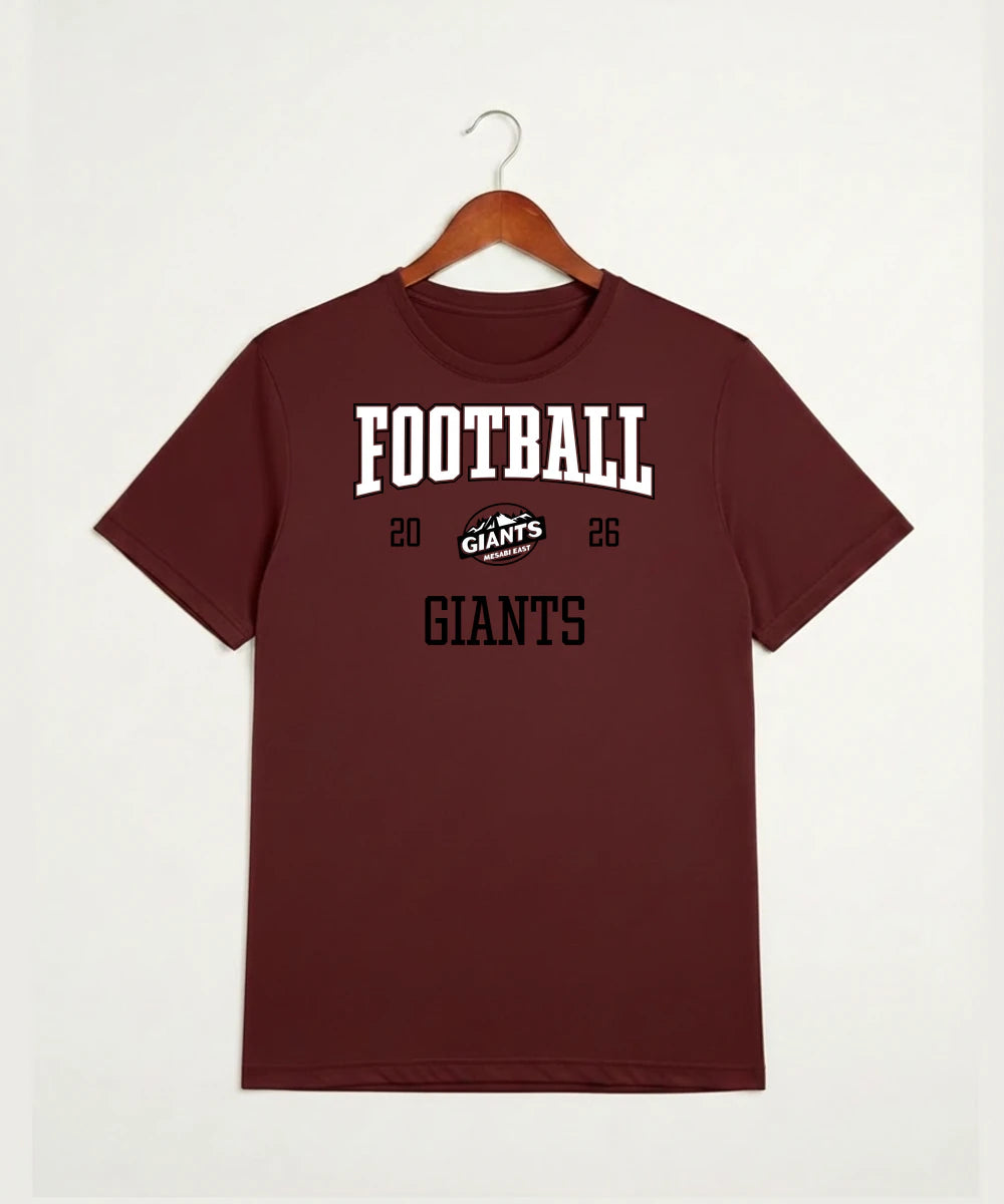 Mesabi East High School Football (Boys) - Cardinal Sport-Tek PosiCharge Competitor Tee. ST350
