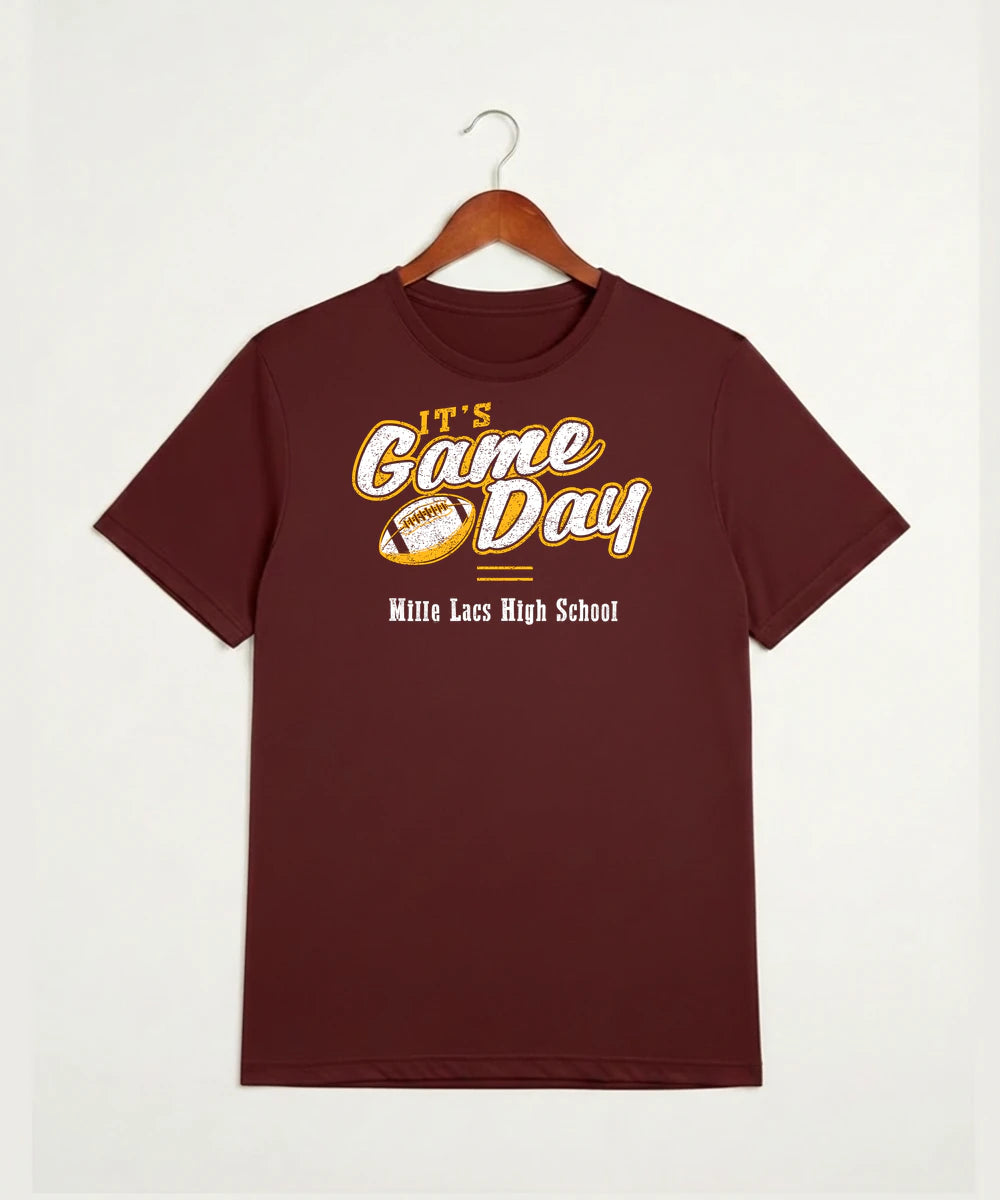 Mille Lacs High School Football (Boys) - Cardinal Sport-Tek PosiCharge Competitor Tee. ST350