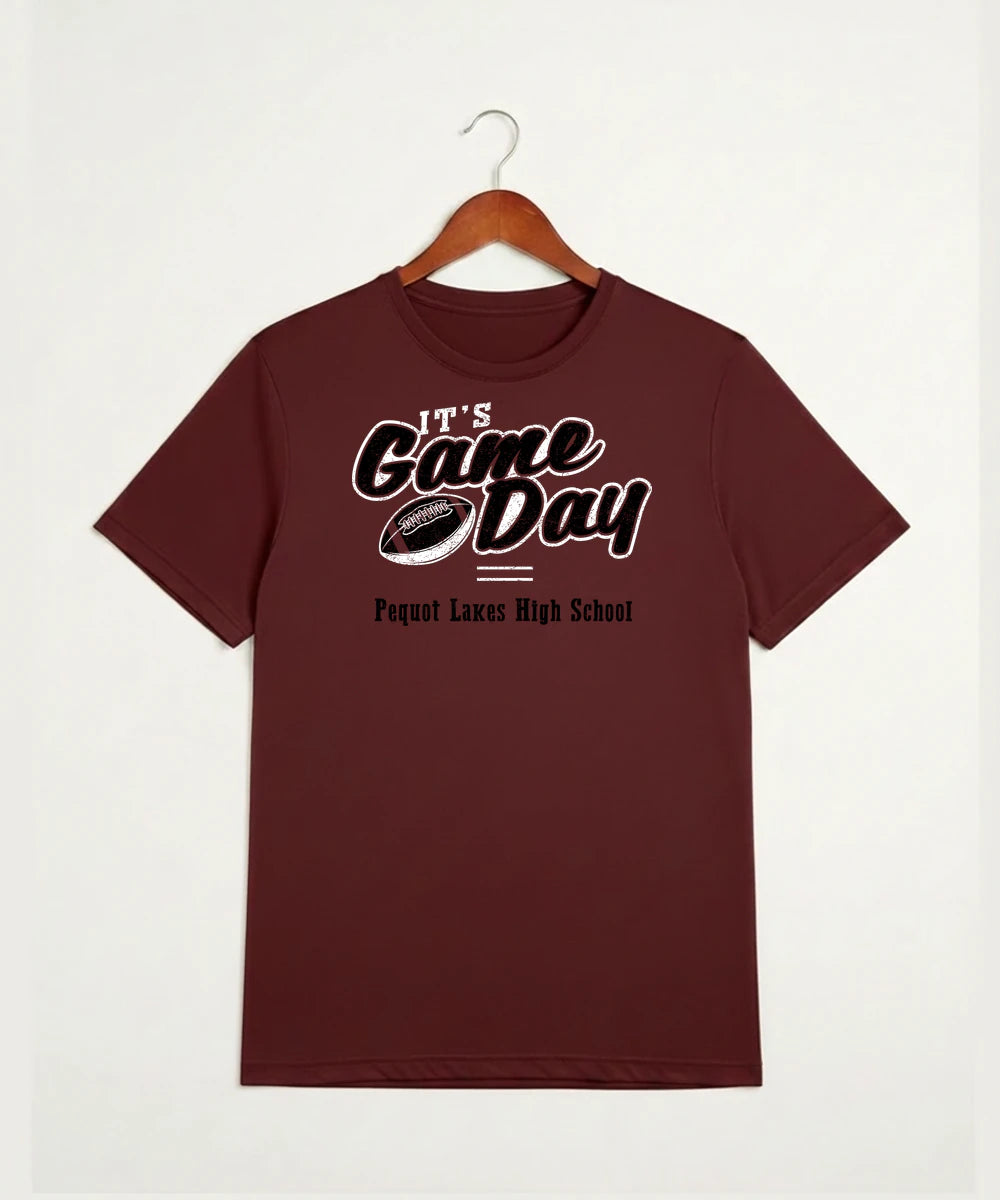 Pequot Lakes High School Football (Boys) - Cardinal Sport-Tek PosiCharge Competitor Tee. ST350