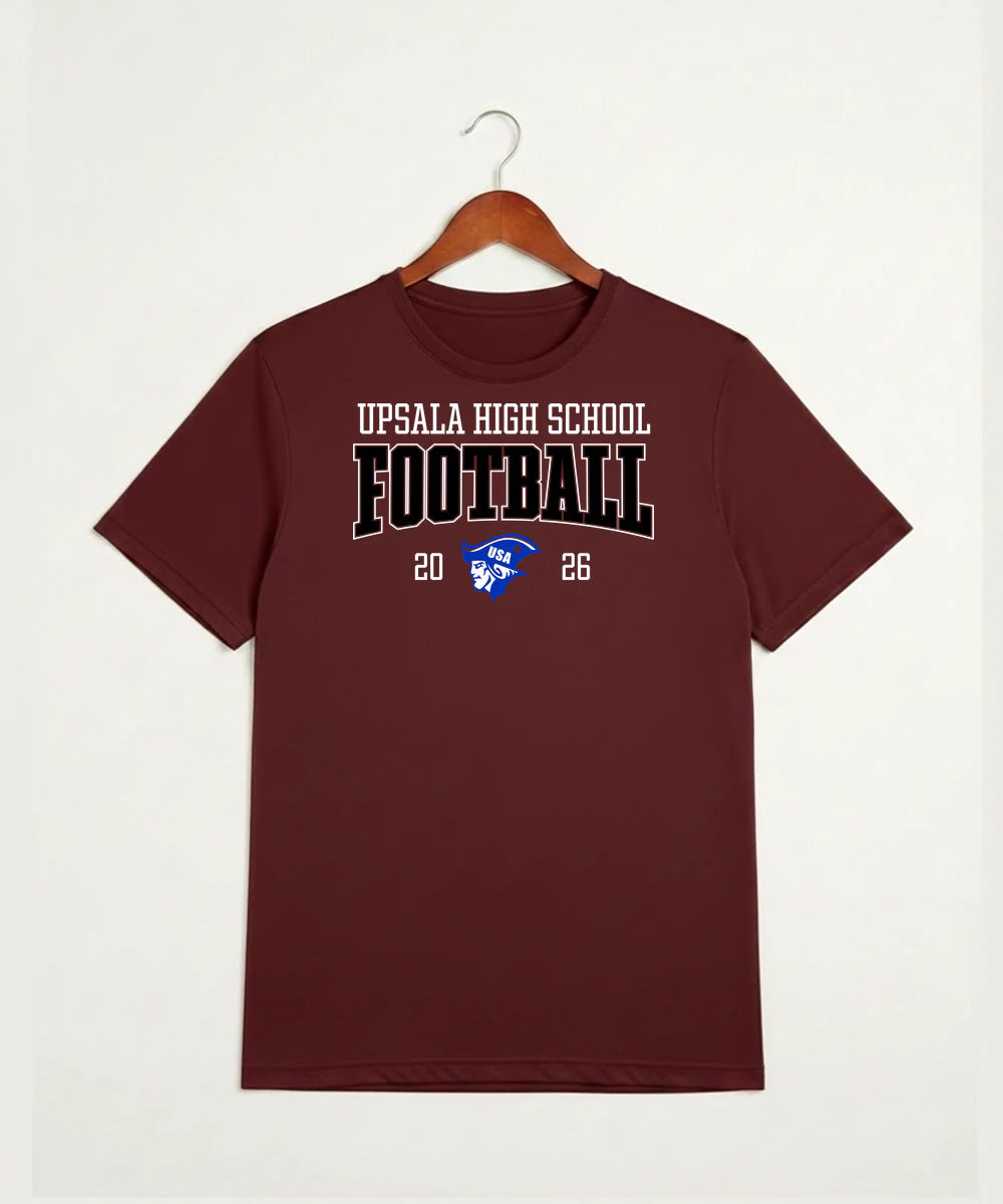 Upsala High School Football (Boys) - Cardinal Sport-Tek PosiCharge Competitor Tee. ST350