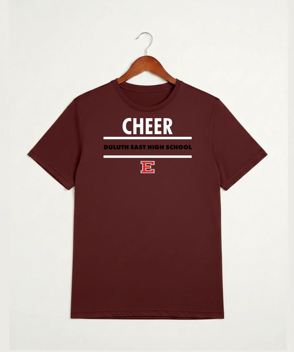 Duluth East High School Cheer (Coed) - Cardinal Sport-Tek PosiCharge Competitor Tee. ST350