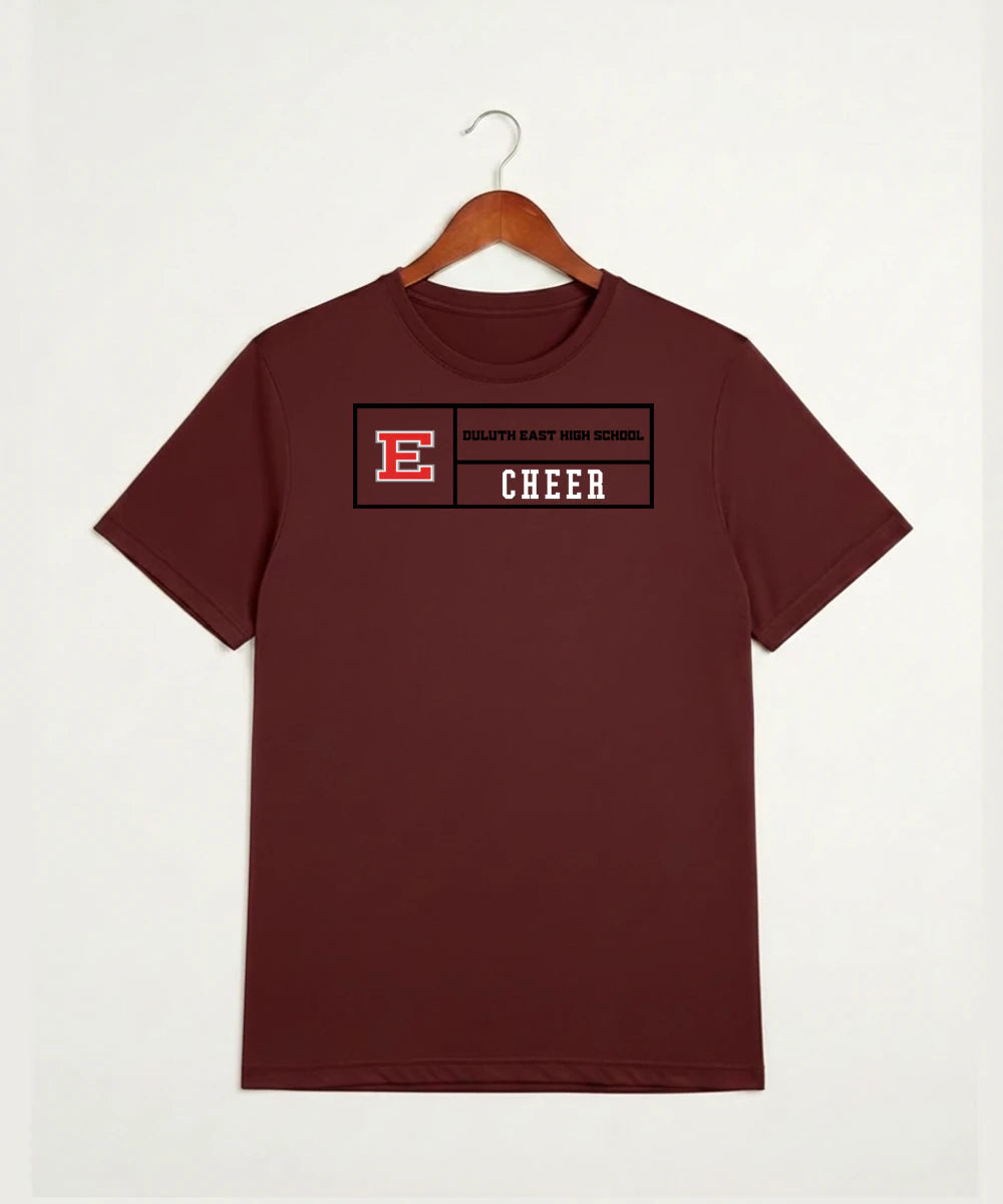 Duluth East High School Cheer (Coed) - Cardinal Sport-Tek PosiCharge Competitor Tee. ST350