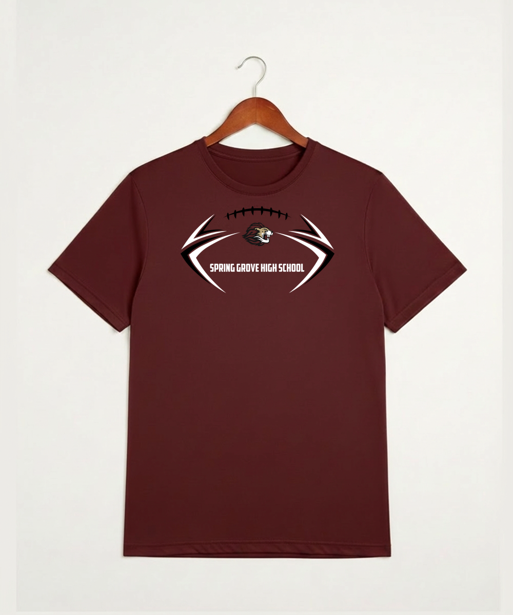 Spring Grove High School Football (Boys) - Cardinal Sport-Tek PosiCharge Competitor Tee. ST350