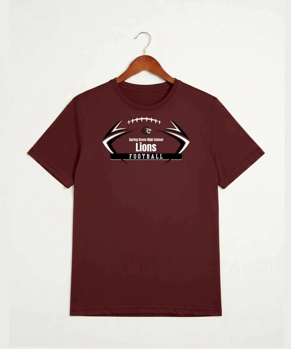Spring Grove High School Football (Boys) - Cardinal Sport-Tek PosiCharge Competitor Tee. ST350