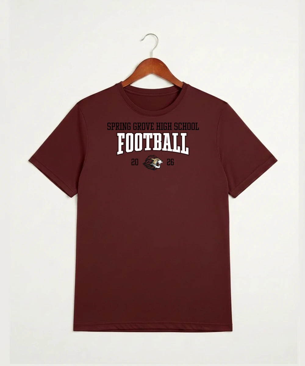 Spring Grove High School Football (Boys) - Cardinal Sport-Tek PosiCharge Competitor Tee. ST350