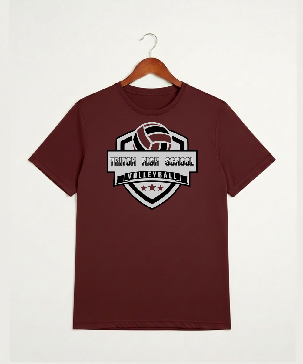 Triton High School Volleyball (Girls) - Cardinal Sport-Tek PosiCharge Competitor Tee. ST350