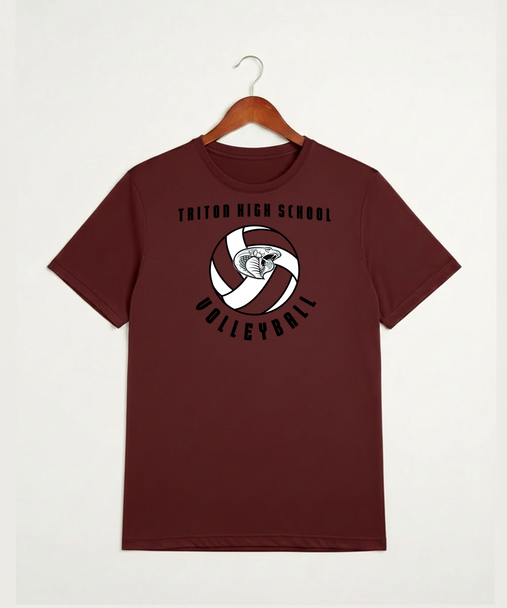 Triton High School Volleyball (Girls) - Cardinal Sport-Tek PosiCharge Competitor Tee. ST350