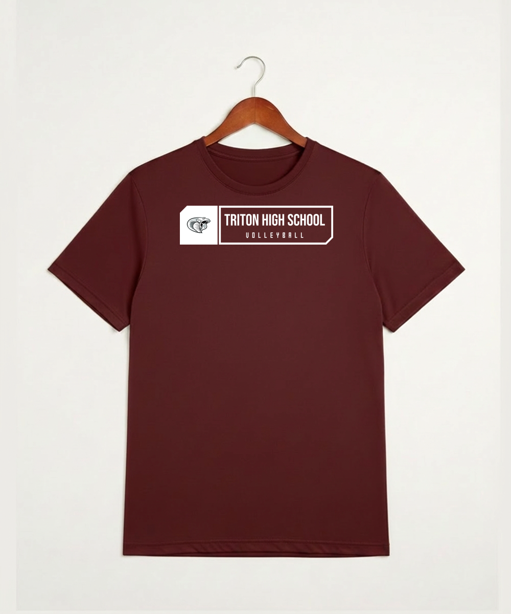 Triton High School Volleyball (Girls) - Cardinal Sport-Tek PosiCharge Competitor Tee. ST350