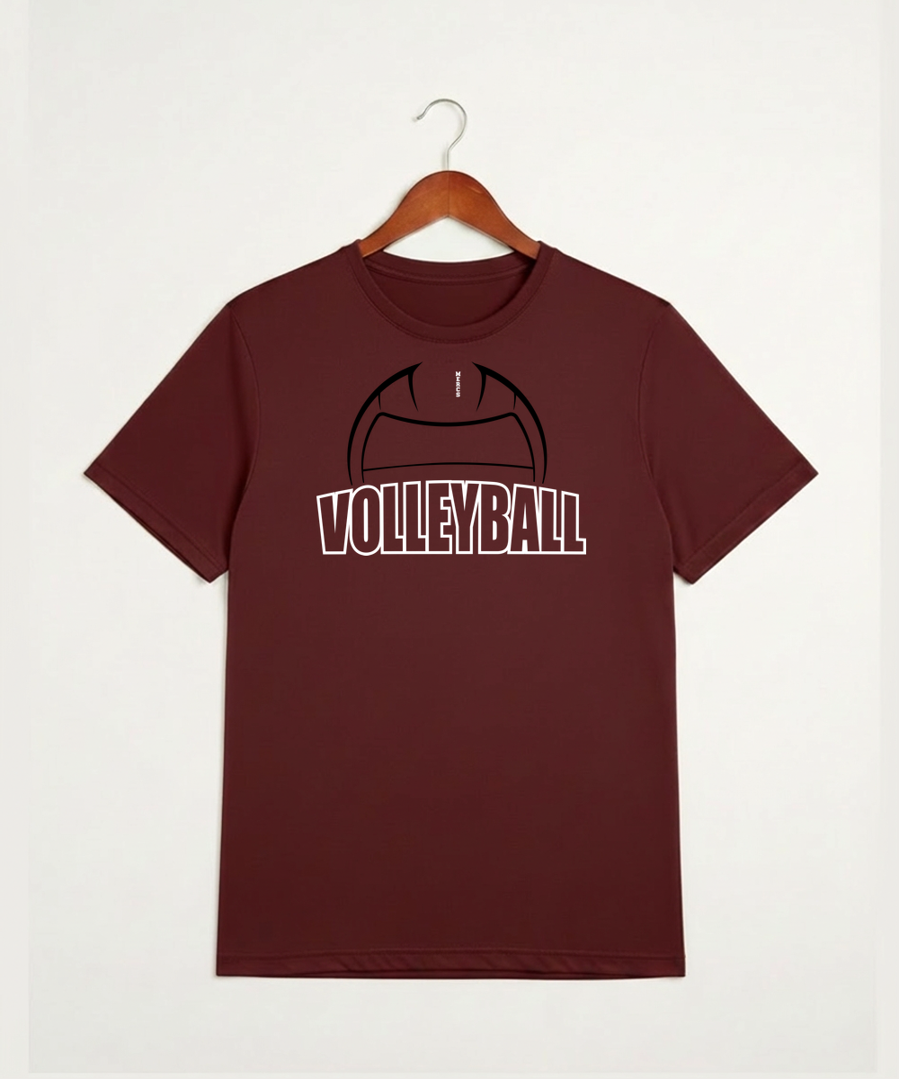 Mcgregor High School Volleyball (Girls) - Cardinal Sport-Tek PosiCharge Competitor Tee. ST350