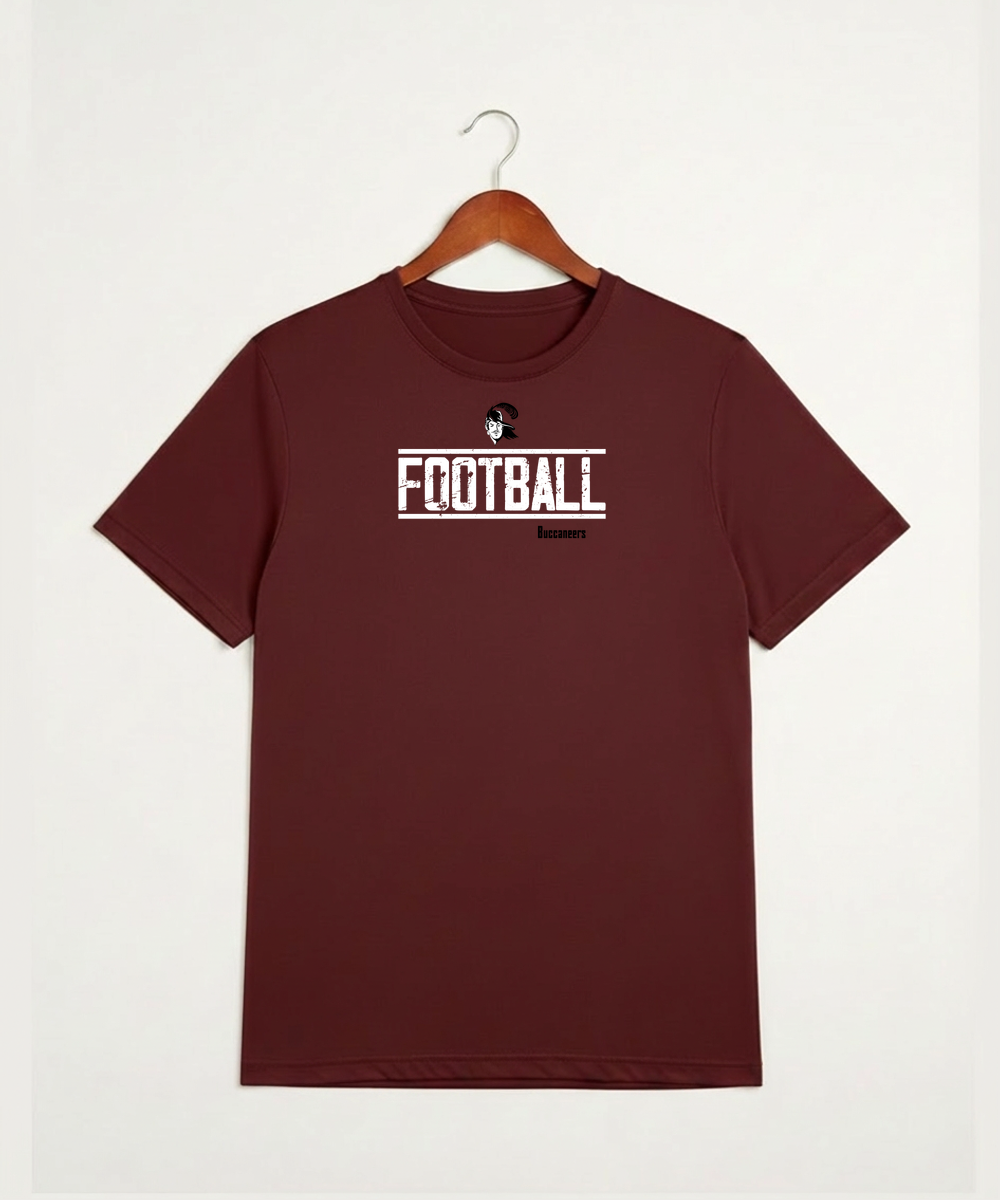 Border West Football (Boys) - Cardinal Sport-Tek PosiCharge Competitor Tee. ST350