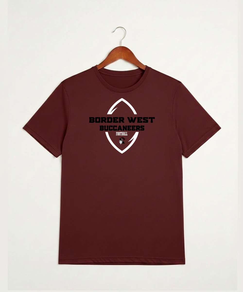 Border West Football (Boys) - Cardinal Sport-Tek PosiCharge Competitor Tee. ST350