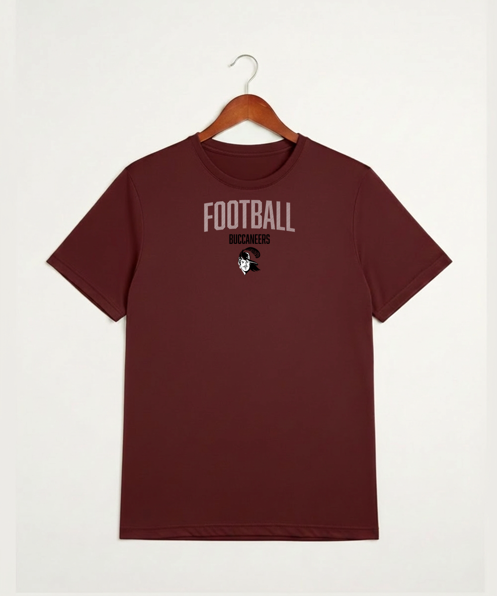 Border West Football (Boys) - Cardinal Sport-Tek PosiCharge Competitor Tee. ST350