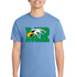Maple River High School hockey_boys - Carolina Blue Port & Co Core Cotton Tee. PC54