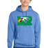Maple River High School hockey_boys - Carolina Blue Port & Co Core Fleece Pullover Hooded Sweatshirt. PC78H