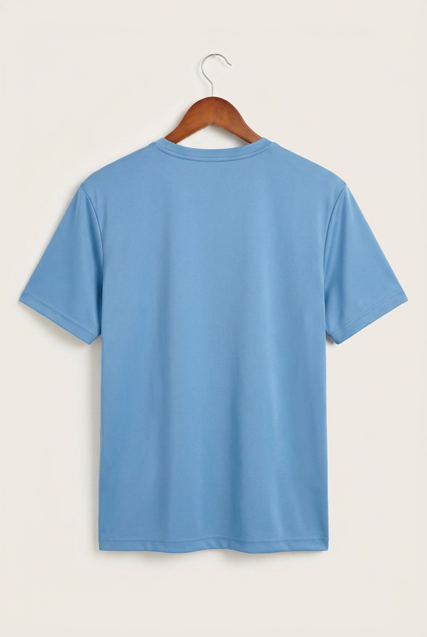 Janesville Waldorf Pemberton Football (Boys) - Carolina Blue Sport-Tek PosiCharge Competitor Tee. ST350 (back)