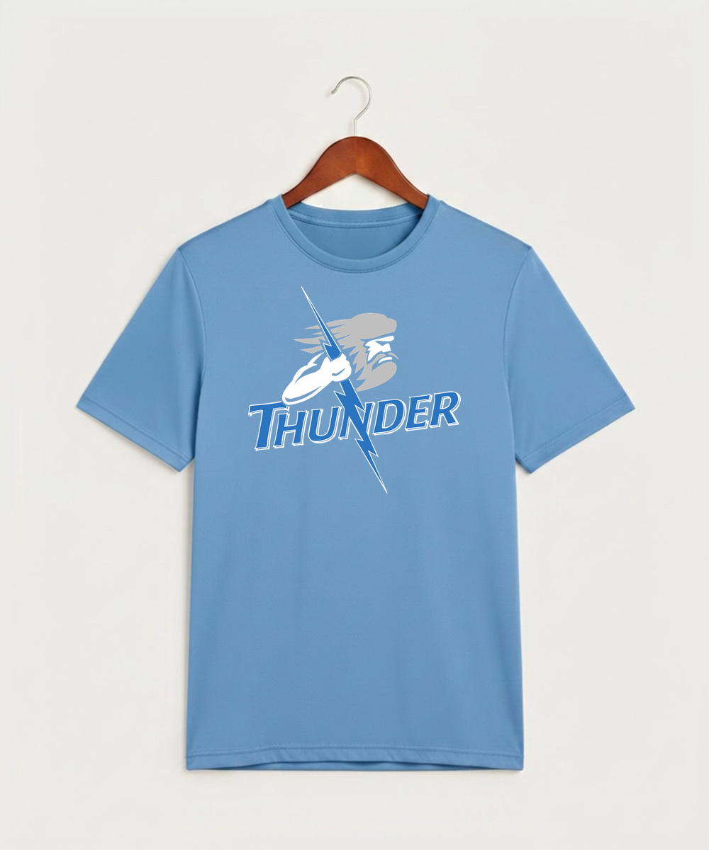 Long Prairie Grey Eagle High School Football (Boys) - Carolina Blue Sport-Tek PosiCharge Competitor Tee. ST350
