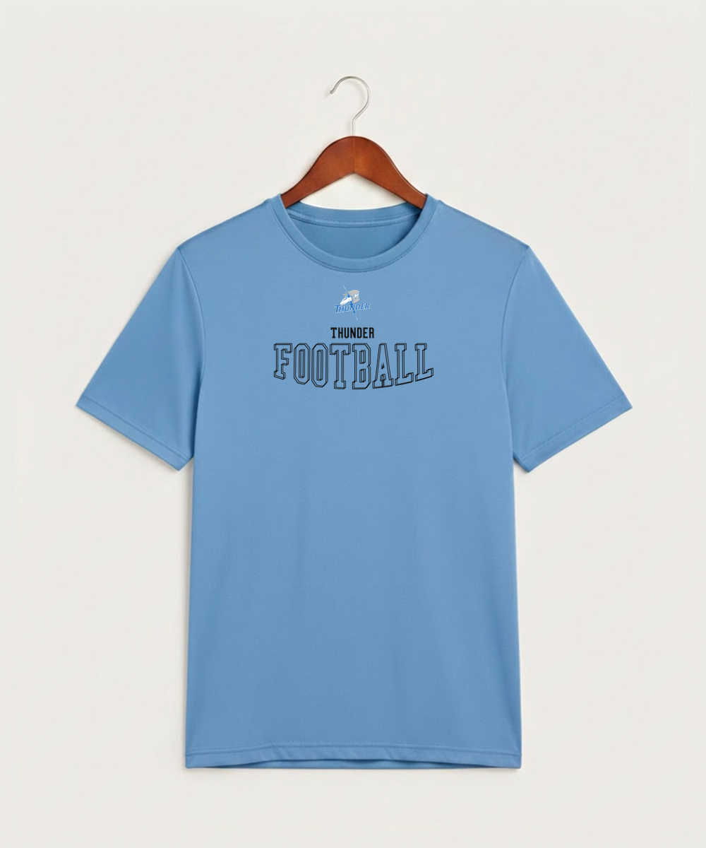 Long Prairie Grey Eagle High School Football (Boys) - Carolina Blue Sport-Tek PosiCharge Competitor Tee. ST350
