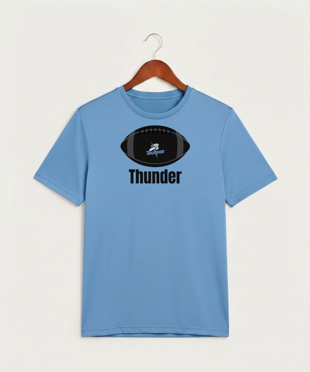 Long Prairie Grey Eagle High School Football (Boys) - Carolina Blue Sport-Tek PosiCharge Competitor Tee. ST350