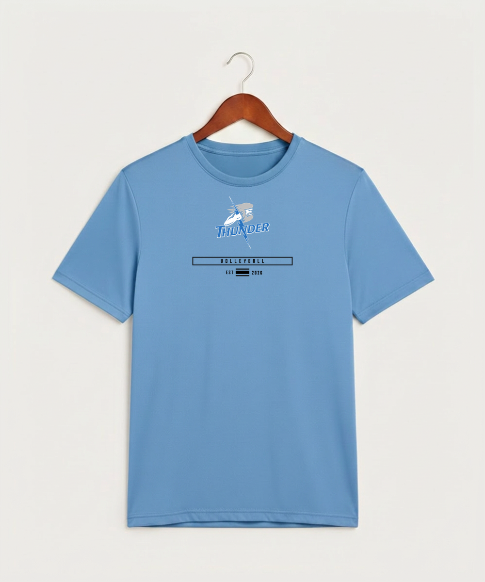 Long Prairie Grey Eagle High School Volleyball (Girls) - Carolina Blue Sport-Tek PosiCharge Competitor Tee. ST350
