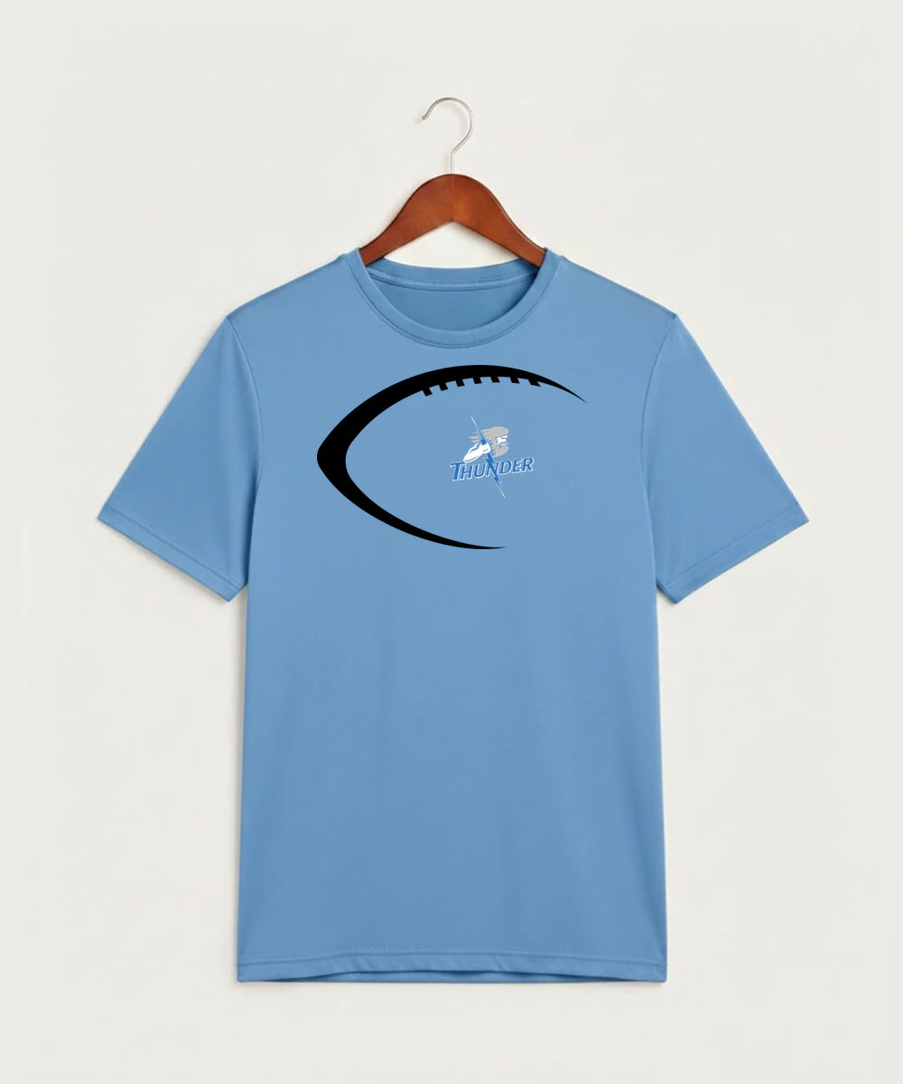 Long Prairie Grey Eagle High School Football (Boys) - Carolina Blue Sport-Tek PosiCharge Competitor Tee. ST350