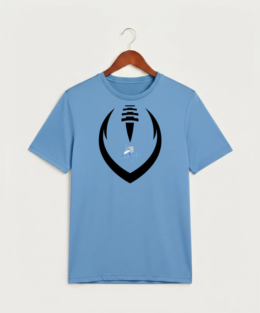 Long Prairie Grey Eagle High School Football (Boys) - Carolina Blue Sport-Tek PosiCharge Competitor Tee. ST350