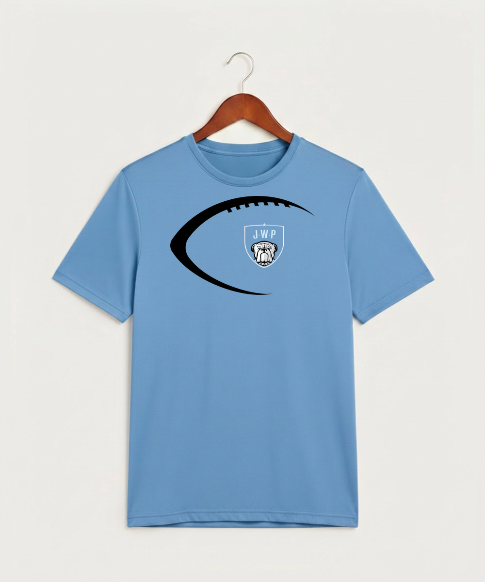 Janesville Waldorf Pemberton Football (Boys) - Carolina Blue Sport-Tek PosiCharge Competitor Tee. ST350