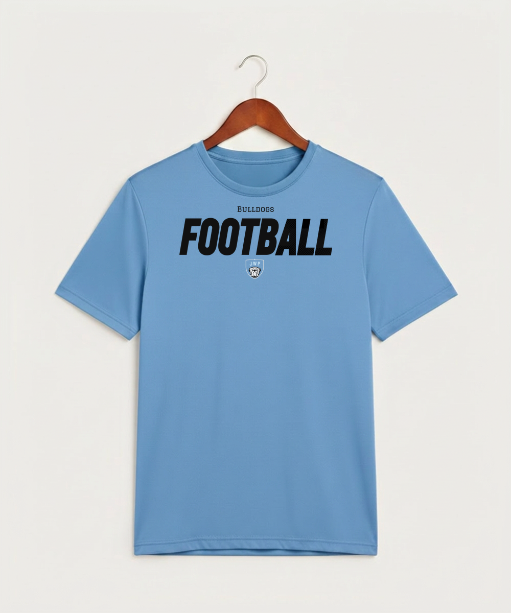 Janesville Waldorf Pemberton Football (Boys) - Carolina Blue Sport-Tek PosiCharge Competitor Tee. ST350