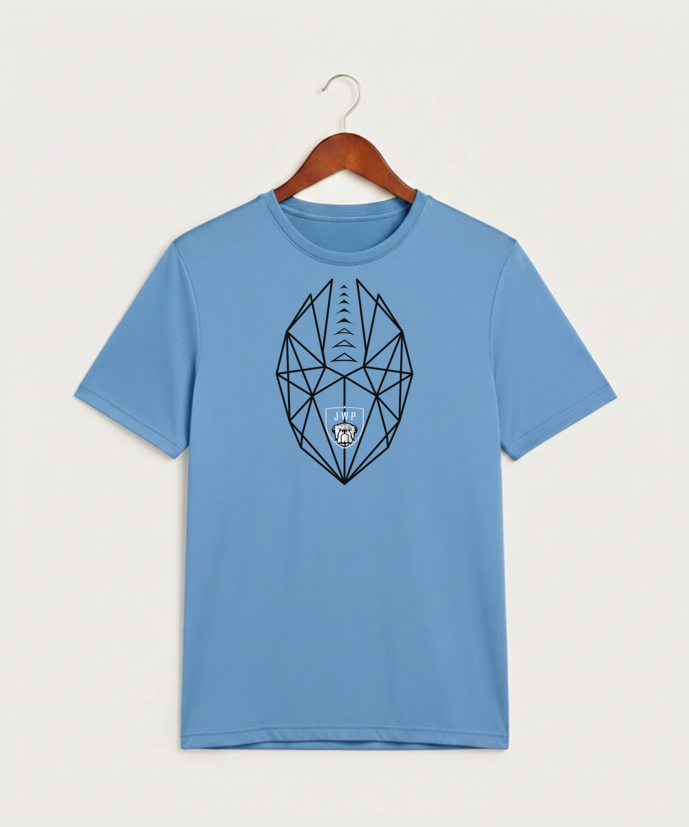 Janesville Waldorf Pemberton Football (Boys) - Carolina Blue Sport-Tek PosiCharge Competitor Tee. ST350
