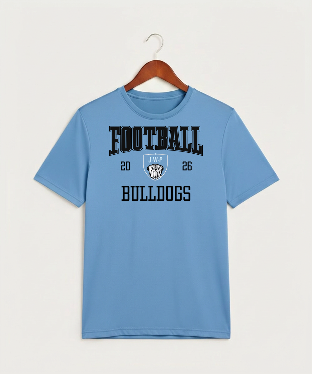 Janesville Waldorf Pemberton Football (Boys) - Carolina Blue Sport-Tek PosiCharge Competitor Tee. ST350
