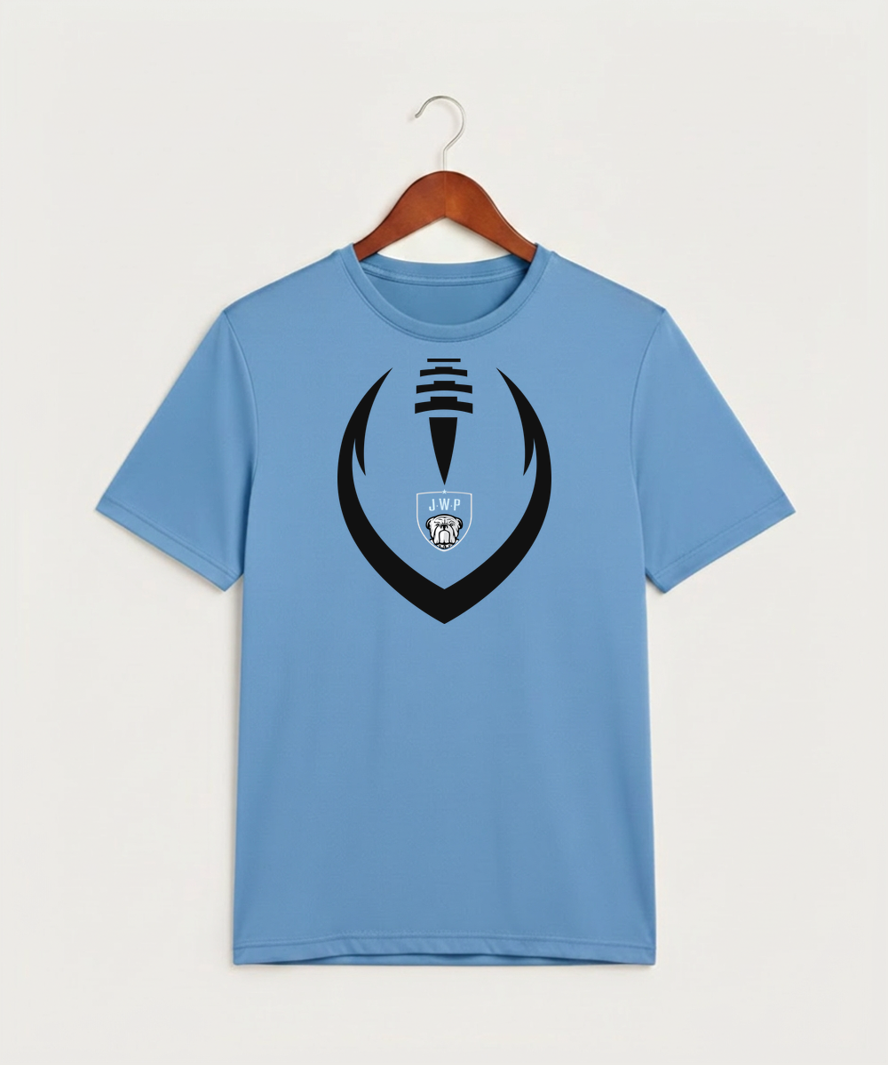 Janesville Waldorf Pemberton Football (Boys) - Carolina Blue Sport-Tek PosiCharge Competitor Tee. ST350