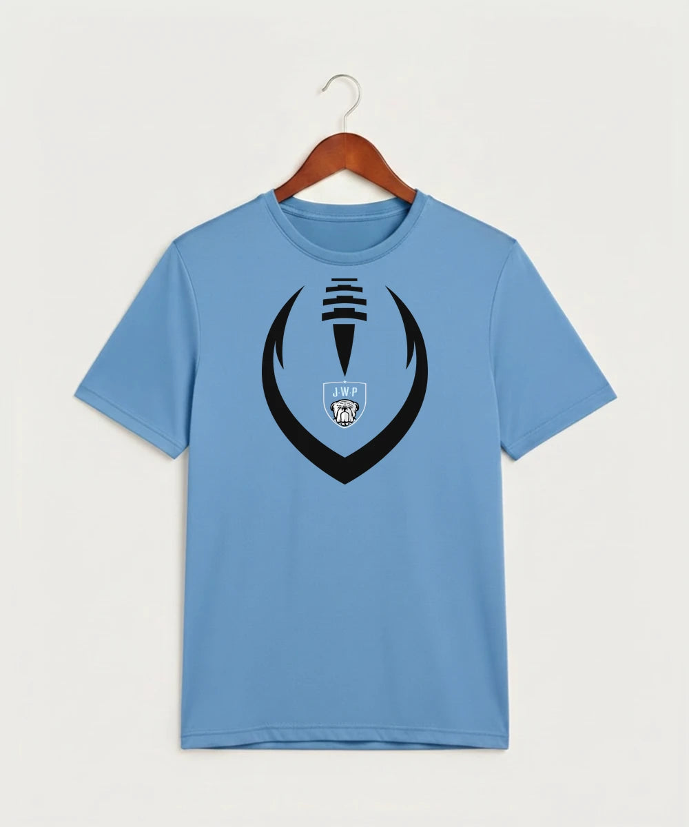 Janesville Waldorf Pemberton Football (Boys) - Carolina Blue Sport-Tek PosiCharge Competitor Tee. ST350
