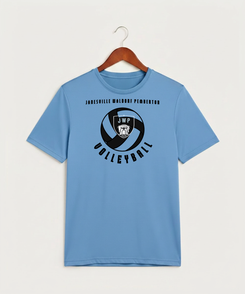 Janesville Waldorf Pemberton Volleyball (Girls) - Carolina Blue Sport-Tek PosiCharge Competitor Tee. ST350