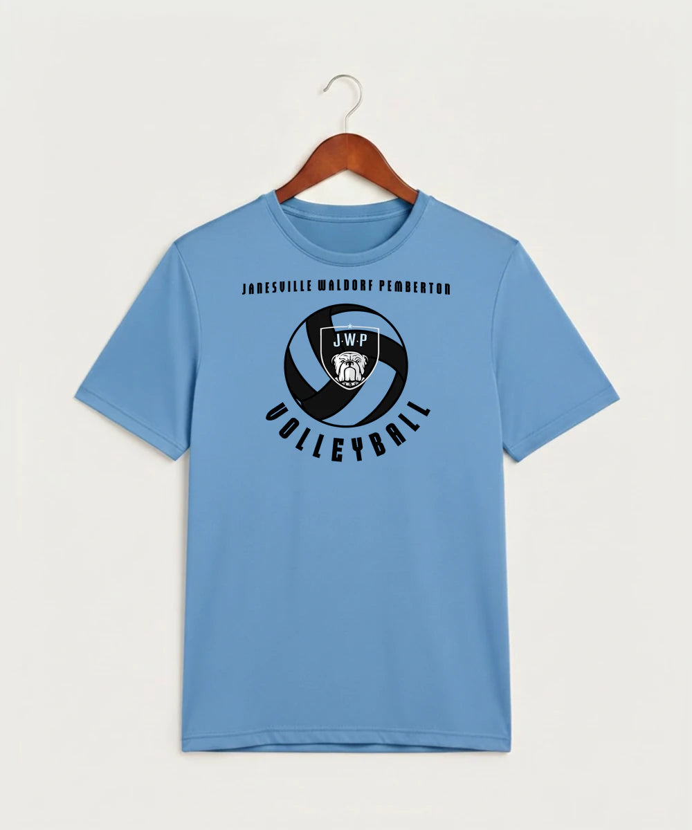 Janesville Waldorf Pemberton Volleyball (Girls) - Carolina Blue Sport-Tek PosiCharge Competitor Tee. ST350