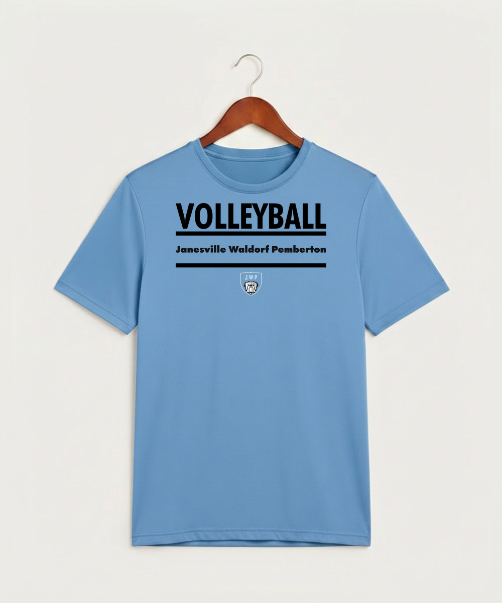 Janesville Waldorf Pemberton Volleyball (Girls) - Carolina Blue Sport-Tek PosiCharge Competitor Tee. ST350