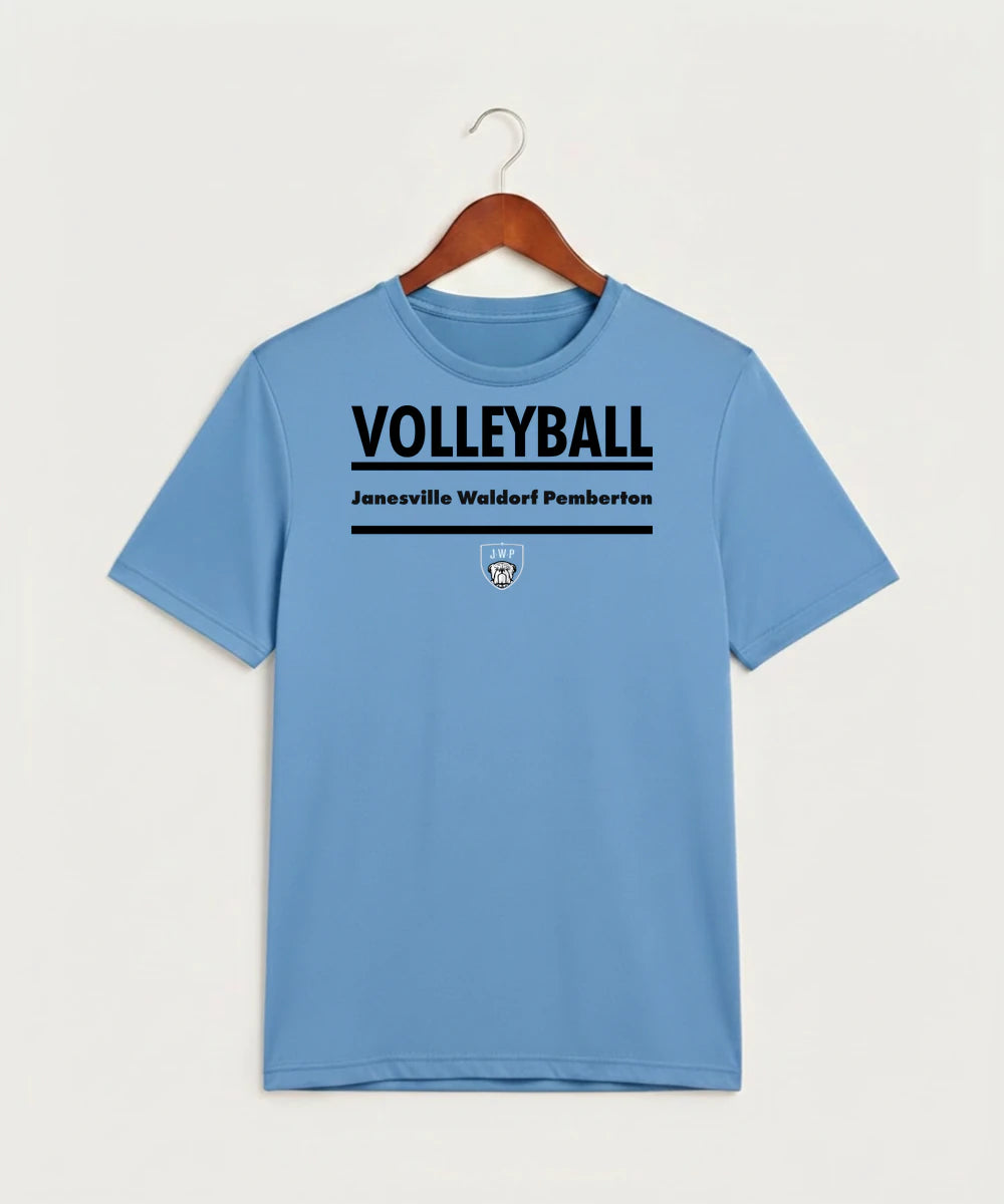 Janesville Waldorf Pemberton Volleyball (Girls) - Carolina Blue Sport-Tek PosiCharge Competitor Tee. ST350